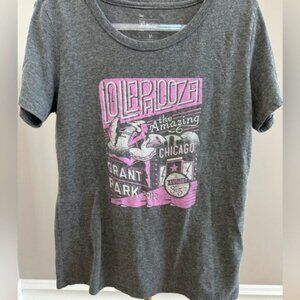 Vintage 2012 Lollapalooza T-Shirt Gap Festival Tee Women’s M Unisex